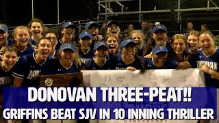 Donovan Catholic 4 St. John Vianney 3 (10 innings) | Shore Conference Softball Championship
