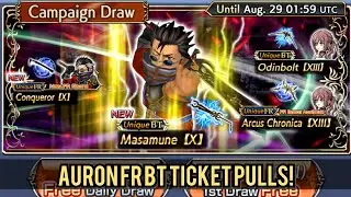 Auron Is Finally Here! Auron FR BT Pulls! [DFFOO GL]