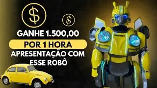 Bumblebee Fusca Personagem vivo para festas e eventos