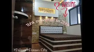 1BHK transformed to 2BHK, Palava City, Dombivli | Rodge Interio