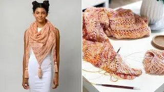 How To Start Knitting The Diana Shawl