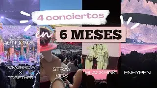 Conocí a Jungwon y Jay de Enhypen || concert vlog TXT, SKZ, BP, ENHA