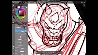 Making Vol 4 A Master At Work #medibang  #monkey  #ninja 
