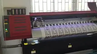 MT & Refretonic Digital Textile Printing Machine On Flag By Textile1807DE