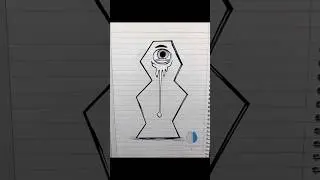 &ldquo;Melting Eye Horror Sketch vs AI Brainstorm: Creepy Creation Challenge! 😨🧠&rdquo; #aiart #sketch #draw