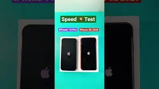 iPhone 14 Pro vs iPhone SE 2nd Gen Speed Test #speedtest #iphone14pro #shorts #iphonese2020