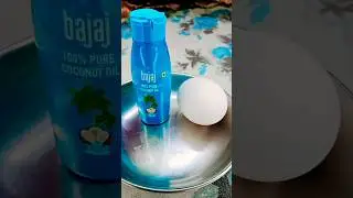 Used 1 Egg Egg & Coconut Oil Hair Mask for Hair Growth & Shine #shorts
