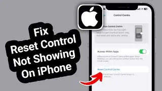Can&rsquo;t Find Reset Control Center in iOS 18? Here&rsquo;s the Fix!