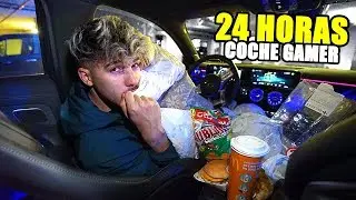VIVIENDO EN UN COCHE GAMER DE LUJO DURANTE 24 HORAS!!💲💲 **ACABAMOS EN PARIS** [Logan G]