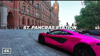 Evening Vibes at King&rsquo;s Cross | Canal Walk +  St Pancras Station & St Pancras Renaissance Hotel | 4K