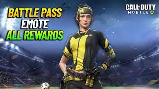 Season 10 Battle Pass Emote CODM | All Rewards Posters COD Mobile