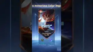 kalo kalian pernah jadi top global kah?#mobilelegends#viral