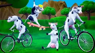 Funny Cow dance 4| Cow Dance songs & cow video | Children Hindi Rhyme |Zoo Tv | #HindiRhyme#cowdance