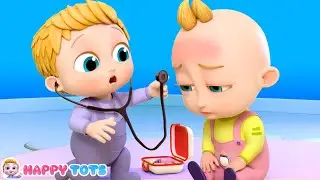 Baby Got Sick | Boo Boo Song + More Nursery Rhymes & Kids Songs | Happy Tots