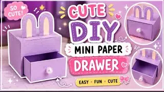 Cute DIY Mini Paper Drawer