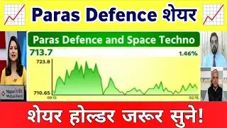 Paras Defence Share Latest News | Paras Defence Share News | Paras Defence share analysis 26 Nov