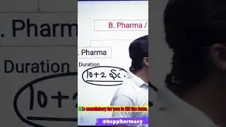 Qualification for B. Pharma, D. Pharma, M. Pharma | #pharmacy #pharmacyschool #bsp_pharmacy #punit
