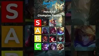 📊 Wild Rift Tierlist 7.0 | Best Champions for Every Lane! #wildrift #shorts #wildrifttierlist