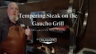 Tempering Steaks (Reverse-sear) on the Argentinean Style Gaucho Grill