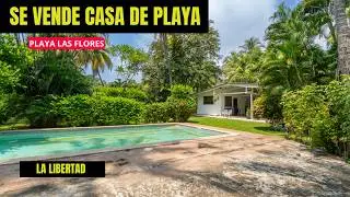 INVERSIÓN FRENTE AL MAR 🌊 | Casa de playa en Las Flores, La Libertad