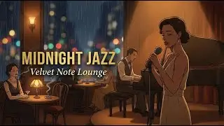 Midnight Jazz Lounge ☕ Smooth Vocal Jazz for Late Night Relax & Work