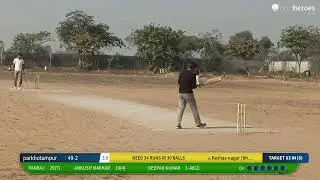 Keshav nagar (bhotwas bhondu vs parkhotampur live cricket match | parkhotampur cricket tournament