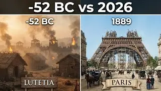 Эволюция Парижа: с 300 г. до н.э. по 2026 г. (3D-таймлапс)