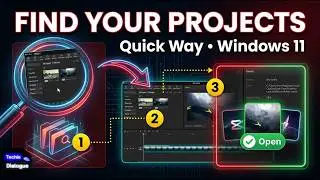 How To Find Your Project On CapCut In Windows 11 PC - Quick Tutorial