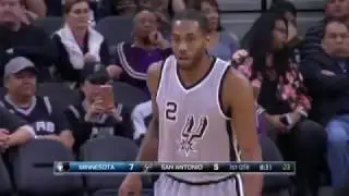 Kawhi Leonard 34 PTS & 10 RBS Highlights | Wolves vs Spurs | 3.4.17 | 16-17 NBA Season