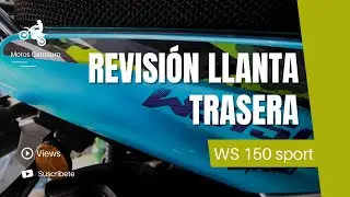 COMO QUITAR TRONIDERO O RUIDO DE LLANTA TRASERA DE WS SPORT 150