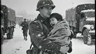 When Canadian Soldiers Heard Crying in the Snow | And Rescued 18 Freezing German Children