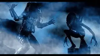 Alien vs. Predator Concept Close Up