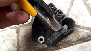 Isoler les charbons pour conversion d'alternateur Valéo en moteur brushless
