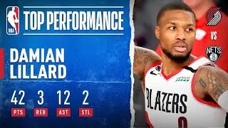 Damian Lillard Drops 42 PTS, 12 AST To Put Trail Blazers Into Play-In Game | NBA Restart