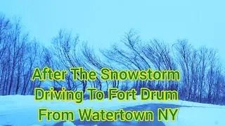 Drive With Me To Work From Watertown NY to Fort Drum NY. #watertown #FortDrum