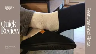 Men's Corduroy Memory Foam Slippers- Quick Review