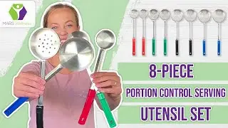 Mars Wellness Portion Control Serving Utensils -  8 Serving Utensils