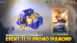 Event 11.11 Diamond Kuning Mobile Legends 2022 !! SEMUA SKIN JADI 1 DIAMOND BROO !!