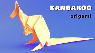 Origami kangaroo. How to make paper kangaroo from A4