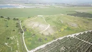 Tel Rechov - East - Aerial Views (BibleWalks.com)