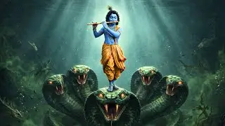 Krishna vs Kaliya Naag | The Divine Moment That Purified Yamuna. #krishna #shrikrishna