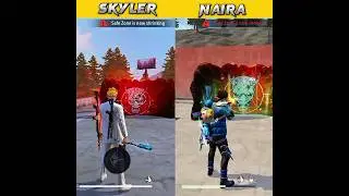 Skyler vs Naira Ability Test 🤯 | Ability Test #shorts #freefire