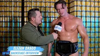 NEW 1 Fall Champion Elijah Drago backstage interview Vs Billy Gunn Vary Morales Trevor Blackwell
