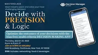 Примите решение с помощью приложения Precision & Logic и семинара со скидкой 50%
