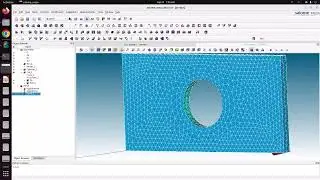 Salome meca tutorials for beginners -06|  Plate with Hole Stress analysis using Code Aster