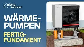 Das Fertig-Fundament f&uuml;r Hybrox W&auml;rmepumpen von alpha innotec | Einfache Montage ohne Betonarbeiten