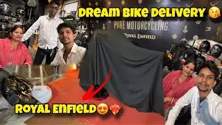 New 2025 Meteor 350 Supernova Black 😍|| Dream Bike Delivery 😘|| Finally Nua Gadi Asiagos🤩