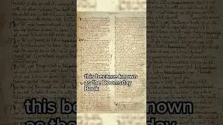 Most important artefact from medieval England; Doomsday Book. #history #englishhistory #england