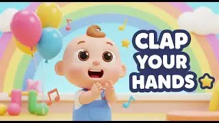 Clap Your Hands Song 👏 | Fun Baby Action Song | Nursery Rhymes for Toddlers