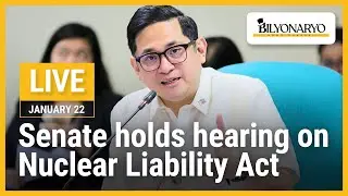 LIVE: Senate holds hearing on Nuclear Liability Act | January 22, 2026